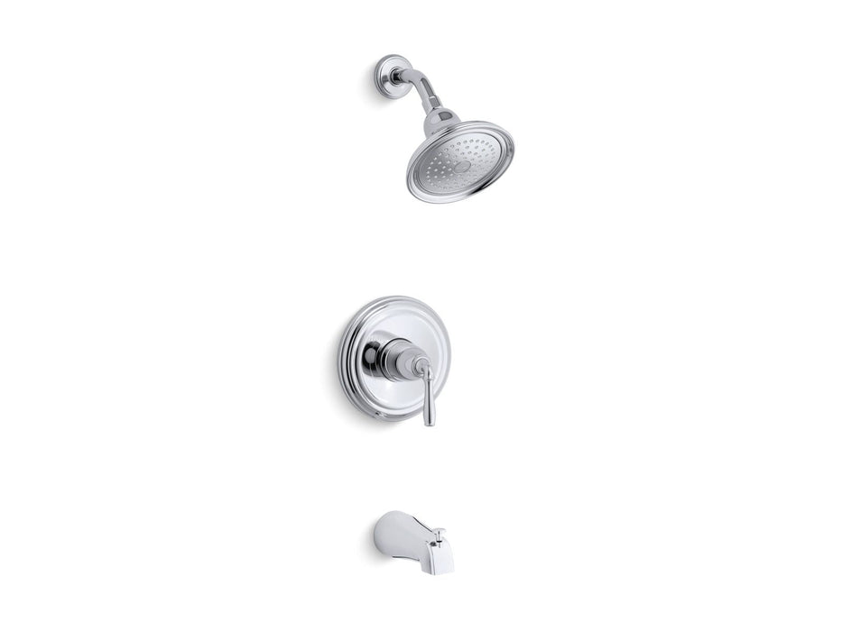 KOHLER K-TS395-4 Devonshire Rite-Temp bath and shower trim kit, 2.5 gpm, NPT spout