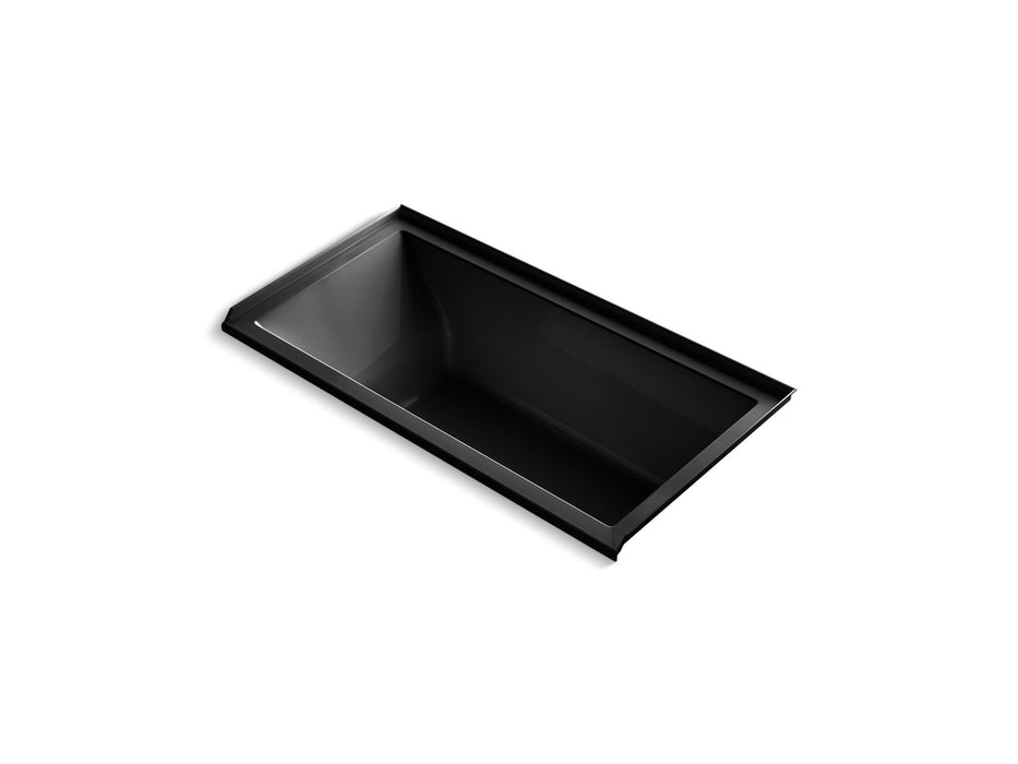 KOHLER K-1167-JRH Underscore 60" x 30" drop-in/alcove heated whirlpool bath, right drain