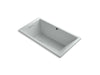 KOHLER K-1136-W1 Underscore 66" x 36" drop-in bath with Bask heated surface