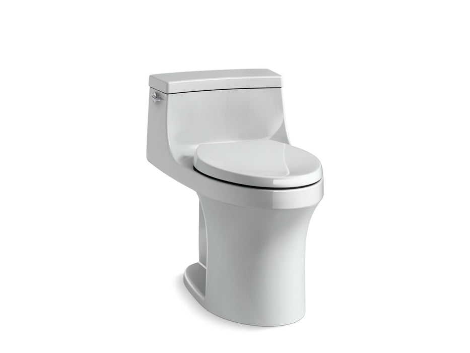 KOHLER K-5172 San Souci One-piece compact elongated toilet with concealed trapway, 1.28 gpf