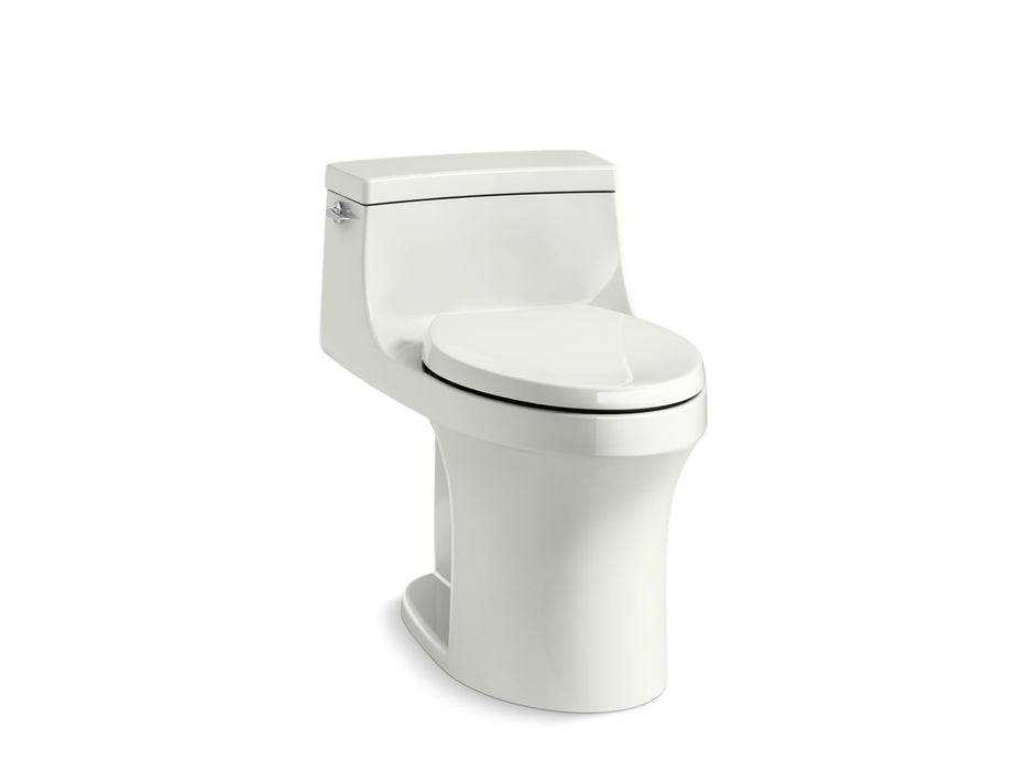 KOHLER K-5172 San Souci One-piece compact elongated toilet with concealed trapway, 1.28 gpf