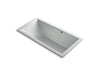 KOHLER Underscore 72" x 36" drop-in Heated BubbleMassage air bath with Bask heated surface