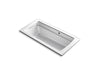 KOHLER K-1948-W1 Archer 66" x 32" drop-in bath with Bask heated surface