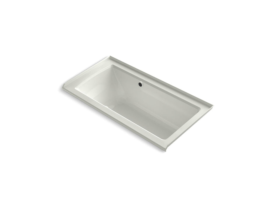KOHLER K-1947-GHRW Archer 60" x 30" alcove Heated BubbleMassage air bath with Bask heated surface, right drain