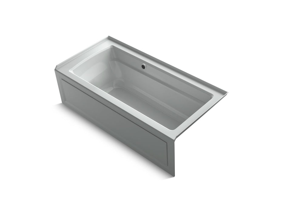 KOHLER K-1948-RAW Archer 66" x 32" alcove bath with Bask heated surface, right drain