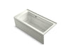 KOHLER K-1948-RAW Archer 66" x 32" alcove bath with Bask heated surface, right drain