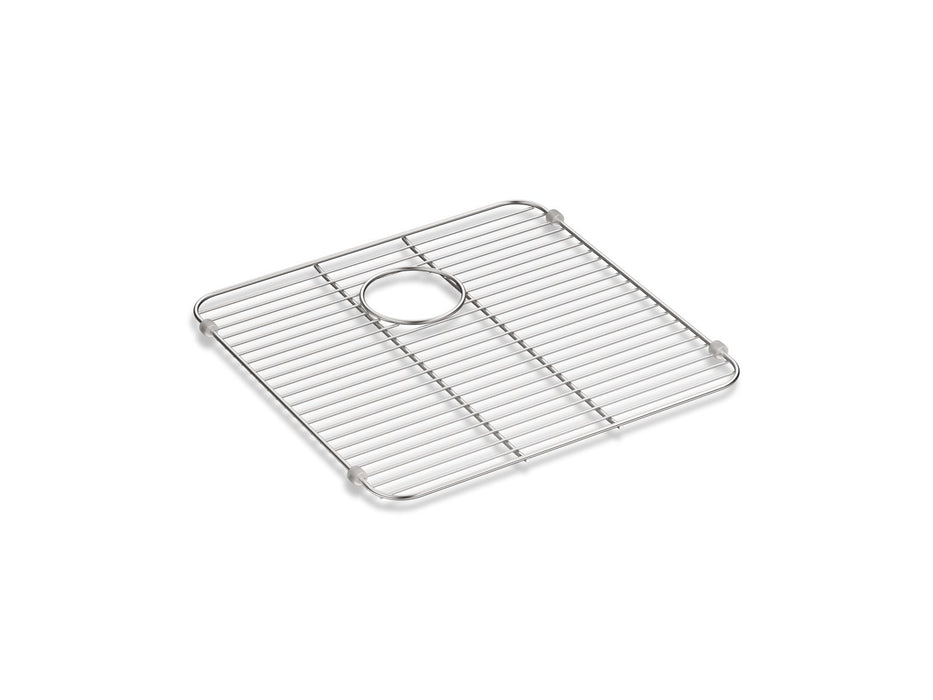KOHLER K-5184 Iron/Tones Stainless steel sink rack, 12-7/8" x 14-11/16"