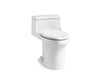 KOHLER K-5172-RA San Souci One-piece compact elongated toilet with concealed trapway, 1.28 gpf