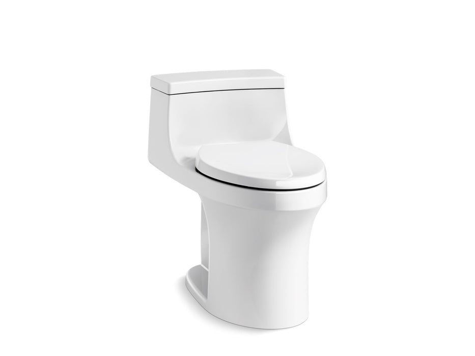 KOHLER K-5172-RA San Souci One-piece compact elongated toilet with concealed trapway, 1.28 gpf