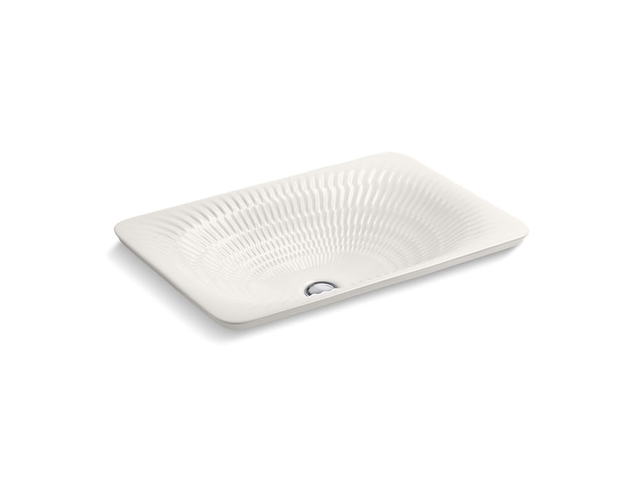 KOHLER K-17916-RL Derring Carillon 21" rectangular drop-in bathroom sink, no overflow