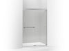 KOHLER Revel Sliding shower door, 70" H x 44-5/8 - 47-5/8" W, with 1/4" thick Crystal Clear glass