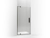 KOHLER K-707516-L Revel Pivot shower door, 74" H x 31-1/8 - 36" W, with 5/16" thick Crystal Clear glass