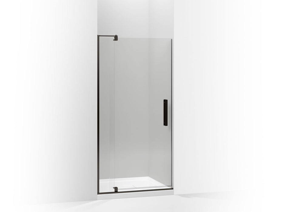 KOHLER Revel Pivot shower door, 70" H x 35-1/8 - 40" W, with 5/16" thick Crystal Clear glass