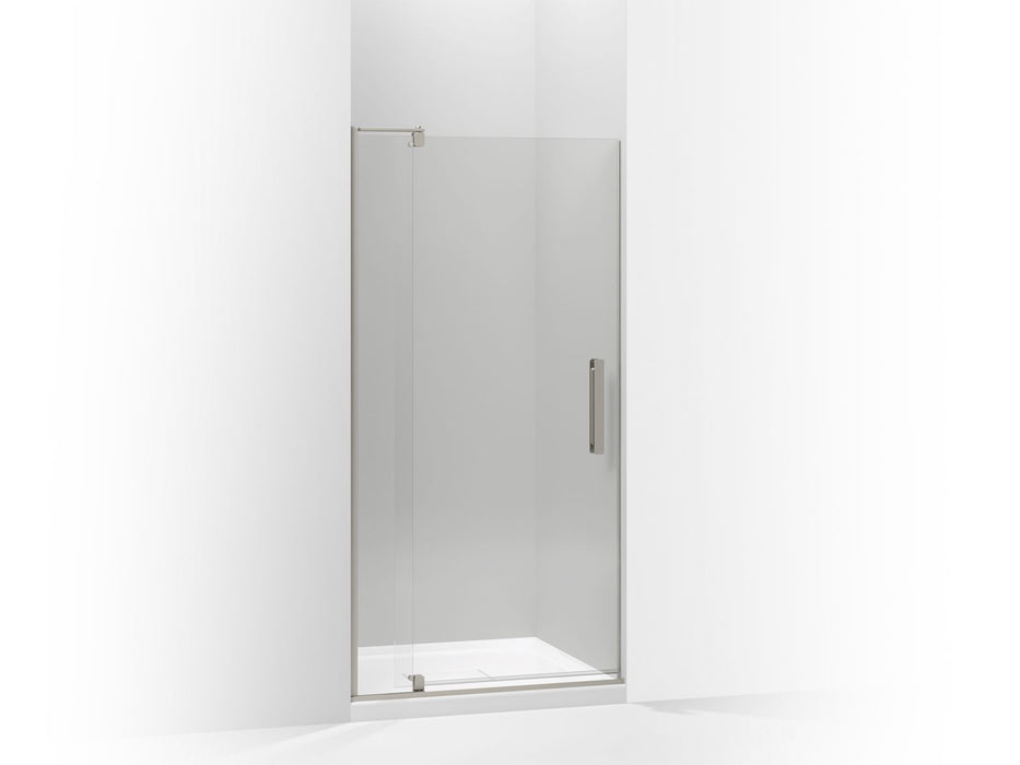 KOHLER Revel Pivot shower door, 70" H x 35-1/8 - 40" W, with 5/16" thick Crystal Clear glass