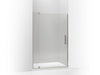 KOHLER Revel Pivot shower door, 74" H x 43-1/8 - 48" W, with 5/16" thick Crystal Clear glass