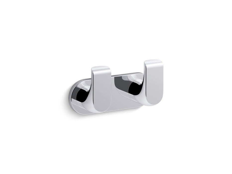 KOHLER K-97500 Avid Double robe hook