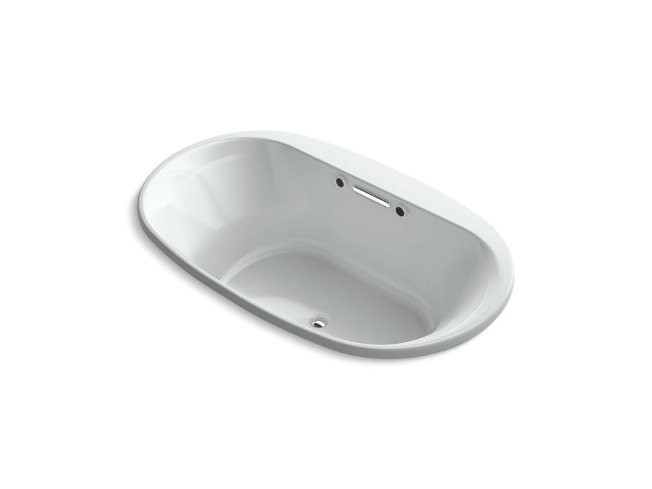 KOHLER K-5718-GHW Underscore 71-1/2" x 41-1/2" drop-in Heated BubbleMassage air bath with Bask heated surface