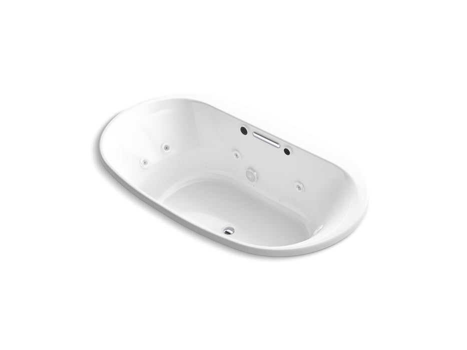 KOHLER K-5718-XHGH Underscore 71-1/2" x 41-1/2" drop-in Heated BubbleMassage air bath with whirlpool