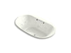 KOHLER K-5718-XHGH Underscore 71-1/2" x 41-1/2" drop-in Heated BubbleMassage air bath with whirlpool