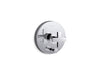 KOHLER Composed Rite-Temp valve trim with push-button diverter and cross handle