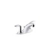 KOHLER K-P15241-4RA Coralais Centerset bathroom sink faucet, 1.2 gpm, project pack