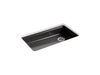 KOHLER K-8689-5U Riverby 33" undermount single-bowl kitchen sink