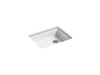 KOHLER Riverby 25" undermount single-bowl kitchen sink