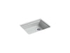 KOHLER Riverby 25" undermount single-bowl kitchen sink