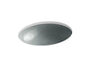 KOHLER K-2741-G8 Whist 19" oval wall-mount/undermount bathroom sink, no overflow