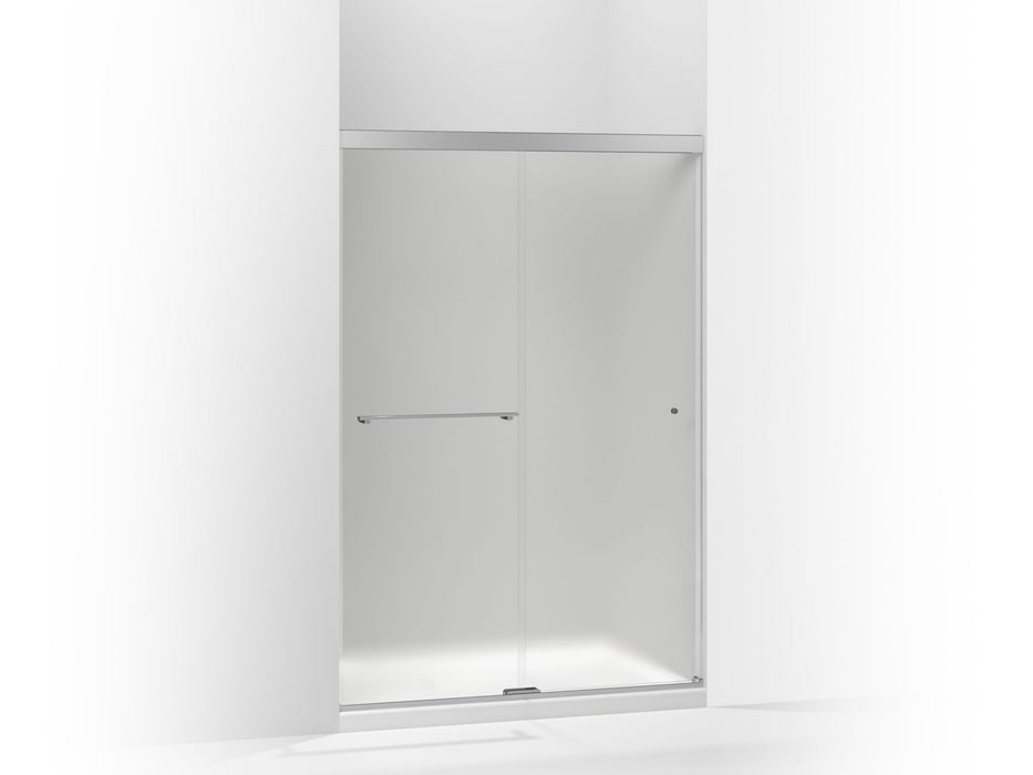 KOHLER K-707100-D3 Revel Sliding shower door, 70" H x 44-5/8 - 47-5/8" W, with 1/4" thick Frosted glass