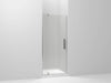 KOHLER Revel Pivot shower door, 70" H x 27-5/16 - 31-1/8" W, with 1/4" thick Frosted glass