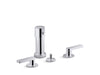 KOHLER Composed Widespread bidet faucet with lever handles