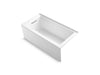 KOHLER K-1956-LA Underscore 60" x 30" alcove bath, left drain