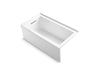 KOHLER K-1957-LA Underscore 60" x 32" alcove bath, left drain