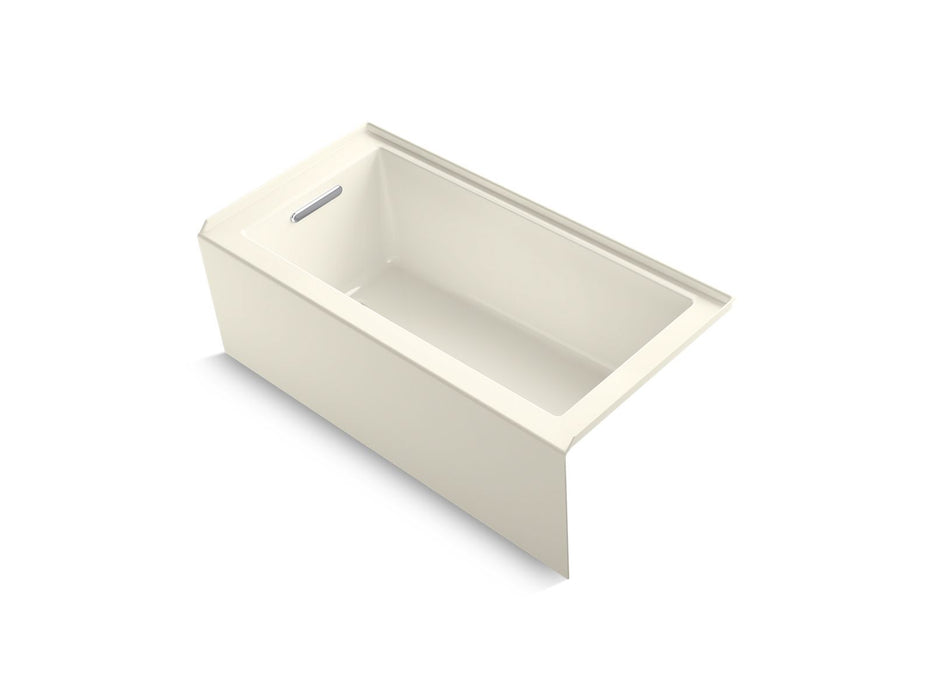 KOHLER K-1956-LA Underscore 60" x 30" alcove bath, left drain