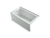 KOHLER K-1957-LA Underscore 60" x 32" alcove bath, left drain