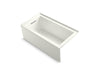 KOHLER K-1957-LA Underscore 60" x 32" alcove bath, left drain