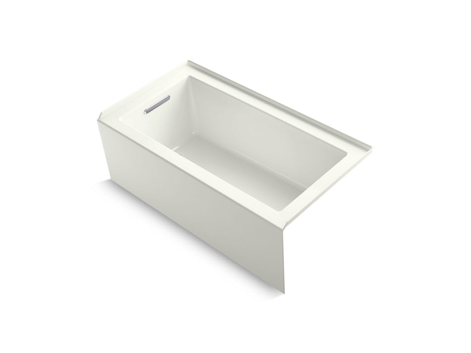 KOHLER K-1957-LA Underscore 60" x 32" alcove bath, left drain