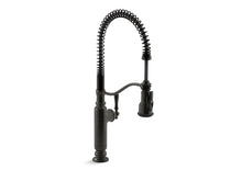 Load image into Gallery viewer, KOHLER K-77515 Tournant Semi-professional kitchen sink faucet with three-function sprayhead
