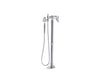KOHLER K-T72790-9M Artifacts Floor-mount bath filler trim with handshower