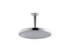 KOHLER K-76465-Y Awaken 10" single-function rainhead, 2.5 gpm