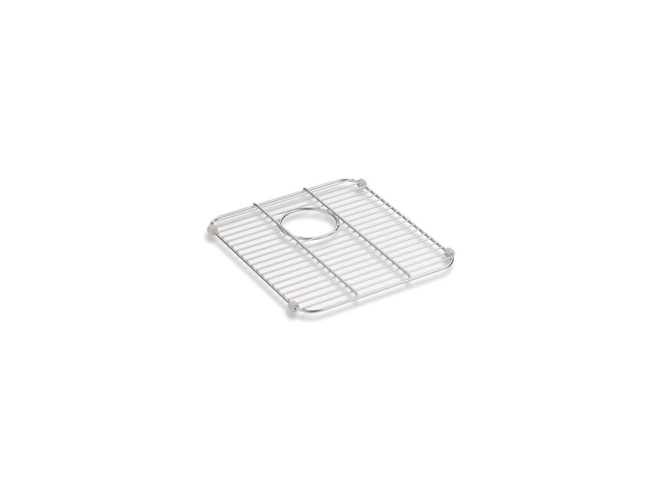 KOHLER K-8339 Iron/Tones Stainless steel sink rack, 14-1/4" x 12-13/16" for Iron/Tones Smart Divide kitchen sink