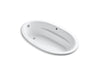 KOHLER Sunward 72" x 42" drop-in bath with Bask heated surface
