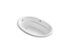 KOHLER K-6346-W1 Sunward 66" x 42" drop-in bath with Bask heated surface