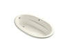 KOHLER Sunward 72" x 42" drop-in bath with Bask heated surface