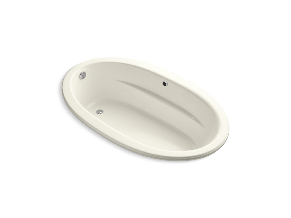 KOHLER Sunward 72" x 42" drop-in bath with Bask heated surface