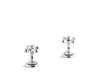 KOHLER K-T98071-3 Artifacts Deck-mount bath faucet handle trim with Cross design