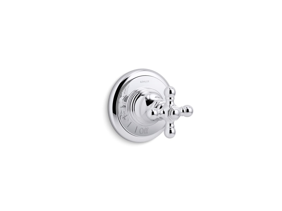 KOHLER K-T72771-3 Artifacts MasterShower volume control valve trim with cross handle