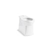 KOHLER K-33812 Corbelle Tall elongated toilet bowl with skirted trapway