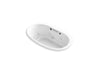 KOHLER K-5714-XHGH Underscore 59-3/4" x 35-3/4" drop-in Heated BubbleMassage air bath with whirlpool
